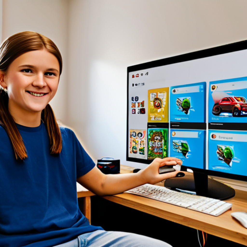 **
A young Swedish gamer happily logging into Roblox on their computer, surrounded by posters of popular Roblox games like Brookhaven RP and Adopt Me!. They are receiving their daily bonus. The scene is set in a cozy, brightly lit room with typical Swedish decor. Focus on the excitement of receiving free Robux or items. safe for work, appropriate content, fully clothed, modest clothing, professional, perfect anatomy, correct proportions, natural pose, well-formed hands, proper finger count, natural body proportions.
**