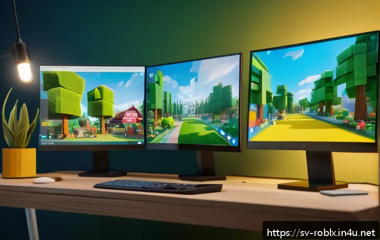 로블록스 미니게임 제작법 - A vibrant Roblox Studio workspace scene showcasing a user-friendly interface with visible Explorer a...